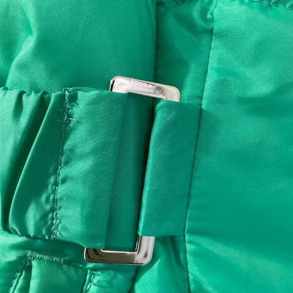 NY&Co. Puffer vest Green Size Large with buckle sides - Picture 6 of 6